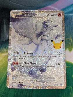 Reshiram 113/114 Classic Collection Celebrations: Classic Collection Holo NM - Image 1