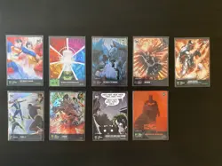 Dc Hybrid Trading Cards Collection Of 9 Physical Only - Image 1