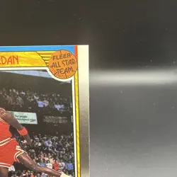 1988-89 Fleer - Fleer All Star Team Michael Jordan #120 - Image 3