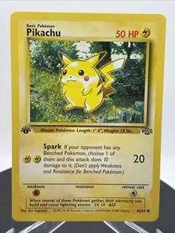 1999 POKEMON JUNGLE 1ST EDITION #60/64 PIKACHU Lot C - Image 1