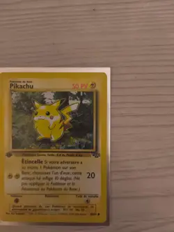 Pikachu 60/64 1st Edition Jungle Set French Pokemon Card 1999 - 2000 NM WOTC - Image 5