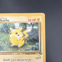 Pokemon Pikachu 1st Edition Jungle W Stamp Duelist Promo 60/64 1999 Ken Sugimori - Image 5
