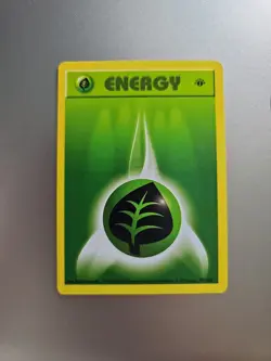 pokemon 99/102 grass energy 1st edition - Image 1