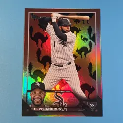 Elvis Andrus 2023 Topps Update Series SCARED CAT Holiday 08/10 SSP #US173 - Image 1