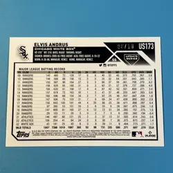 Elvis Andrus 2023 Topps Update Series SCARED CAT Holiday 08/10 SSP #US173 - Image 2