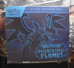 (Slight Tear) Pokemon TCG - Mega Evolution Phantasmal Flames ETB- New - Image 1