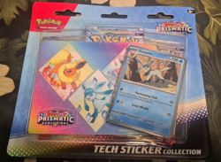 Pokemon TCG Prismatic Evolutions Tech Sticker Collection 3 Pack Glaceon New 2025 - Image 3