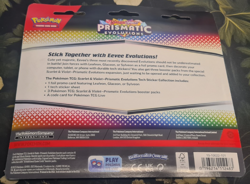 Pokemon TCG Prismatic Evolutions Tech Sticker Collection 3 Pack Glaceon New 2025 - Image 4