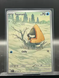 2026 Pokemon ME: Ascended Heroes Snorunt 227/217 Illustration Rare IR - Image 1