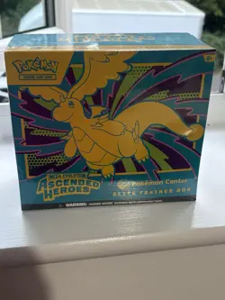 Pokemon TCG Ascended Heroes ETB Pokemon Center Sealed in Acrylic Case - Image 2