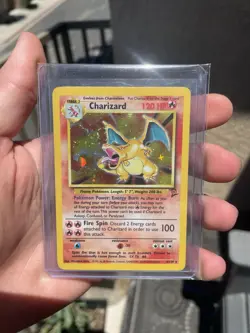 Charizard Base Set 2 Holo Rare 004/130 Vintage WOTC Charizard SWIRL 💫 - Image 1