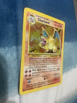Charizard Base Set 2 Holo Rare 004/130 Vintage WOTC Charizard SWIRL 💫 - Image 3