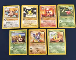 Pokemon Neo Genesis 7 Card Bundle: Cleffa 20/111, Elekid 22/111, Magby 23/111 +4 - Image 1