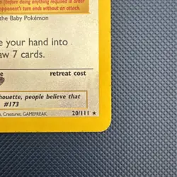 Pokemon Neo Genesis 7 Card Bundle: Cleffa 20/111, Elekid 22/111, Magby 23/111 +4 - Image 3