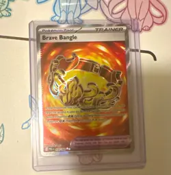 Pokemon TCG Brave Bangle Secret Rare Holo 104/101 Plasma Blast Trainer English - Image 1