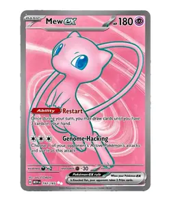 Pokemon TCG Mew ex 193/165 Sv: Scarlet & Violet 151 Ultra Rare Holo ENG 180HP - Image 1