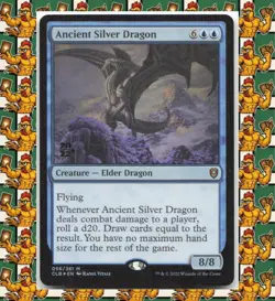 Ancient Silver Dragon MTG PROMO FOIL - Image 1
