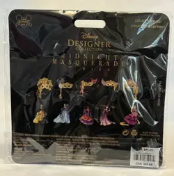 Disney Designer Collection Series 2 Midnight Masquerade Pin Set Of 5 Limited Ed. - Image 2