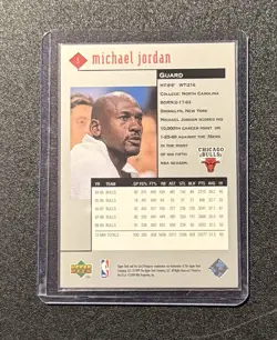 1998 Upper Deck Black Diamond Michael Jordan #5 Near Mint Bulls HOF GOAT - Image 2