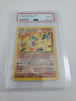 PSA 8 Pokemon Game 1999 Charizard 4/102 Base Set Holo GRADED Rare Card TCG - Image 2