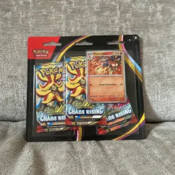 Mega Evolution Chaos Rising Triple Blister (Charmeleon Promo) Sealed Pokemon TCG - Image 1