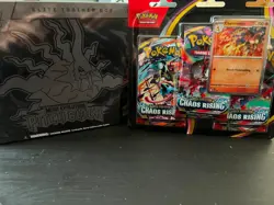 Pokemon TCG Pitch Black ETB + Chaos Rising Triple Booster Charmeleon Promo NEW - Image 1