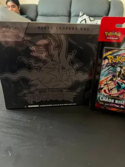 Pokemon TCG Pitch Black ETB + Chaos Rising Triple Booster Charmeleon Promo NEW - Image 5