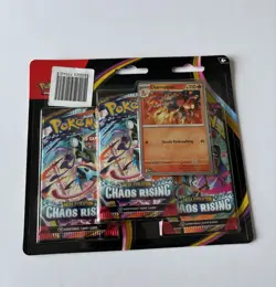Pokemon TCG: Chaos Rising Triple Blister Charmeleon Promo Mega Evolution Sealed - Image 1