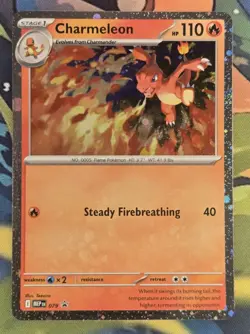 Charmeleon MEP 079 - Cosmos Holo Black Star Promo Pokemon TCG Chaos Rising - Image 1