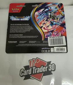 Pokemon TCG: Chaos Rising - 3 Pack Blister (+ Charmeleon Promo) - Sealed - Image 2