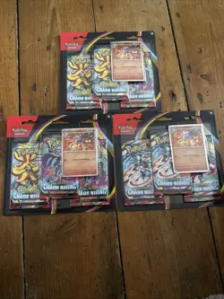 1x Pokemon TCG: Chaos Rising - 3 Pack Blister (+ Charmeleon Promo) - Sealed - Image 1