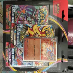 Pokemon TCG Chaos Rising Mega Evolution 3-Pack Blister Charmeleon Promo - Image 2