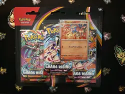 Pokemon TCG Mega Evolution Chaos Rising 3-Pack Blister Charmeleon Promo EN - Image 1