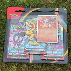 Pokemon Pokemon TCG Mega Evolution—Chaos Rising 3-Pack Blister Charmeleon Promo - Image 1
