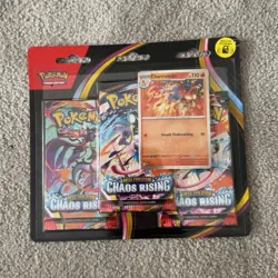 Pokemon TCG Chaos Rising 3-Pack Booster Blister Charmeleon Promo English 10C - Image 1
