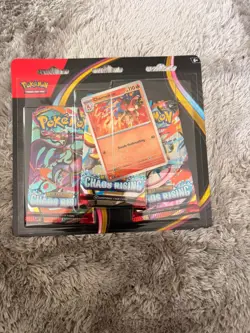 Pokemon TCG - Chaos Rising - 3 Pack Booster Blister - Charmeleon Promo - NEW ✅ - Image 1