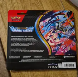 Pokemon TCG Mega Evolution—Chaos Rising 3-Pack Blister Charmeleon Promo - Image 2