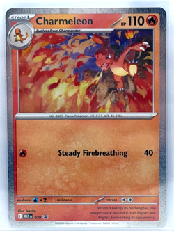 Pokemon TCG Charmeleon 079 – Chaos Rising Promo – Holo Rare – NM - Image 1