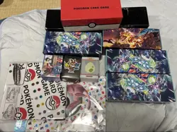 Pokemon Trading Card Game Huge Lot 1000 R RR Energy AR SR Cards with Box - Image 1