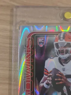2025 Topps Chrome Shedeur Sanders Rookie #315 Raywave Refractor - Image 3