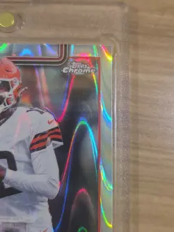 2025 Topps Chrome Shedeur Sanders Rookie #315 Raywave Refractor - Image 4