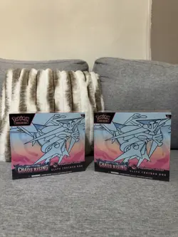 2x Pokemon Center Chaos Rising Elite Trainer Box ETB Sealed Pokemon TCG - Image 1