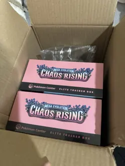 2x Pokemon Center Chaos Rising Elite Trainer Box ETB Sealed Pokemon TCG - Image 3
