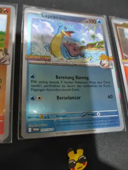 Pokemon Card Cyndaquil Lapras Gible Crobat Gabite Set Destined Rivals Indonesia - Image 5