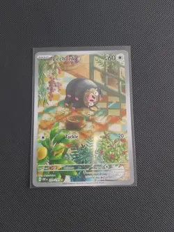 Pokemon TCG Lechonk Full Art Holo Card 209/197 Obsidian Flames Illustration Rare - Image 1