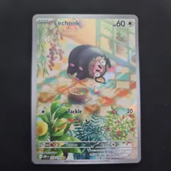 Pokemon TCG Lechonk Full Art Holo 209/197 Obsidian Flames Pack Fresh - Image 1