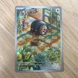 The Pokemon Company Lechonk 209/197 SV03 Obsidian Flames IR Full Art Holo Eng - Image 1