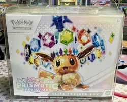 Pokemon Scarlet & Violet Prismatic Evolutions In Case Elite Trainer Box ETB - Image 1