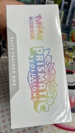 Pokemon Scarlet & Violet Prismatic Evolutions In Case Elite Trainer Box ETB - Image 5