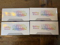 Pokemon Scarlet & Violet Prismatic Evolutions Elite Trainer Box ETB New QTY 4 - Image 3